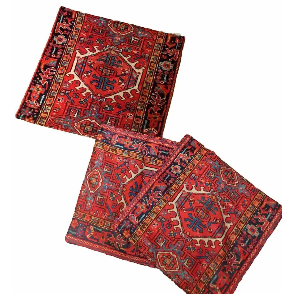 3-Pillows (Cases Only )Southwest Indian Boho Design style Zipper 2 16x16,1 20x20